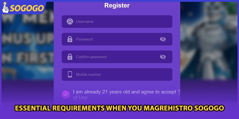 Essential requirements when you magrehistro Sogogo