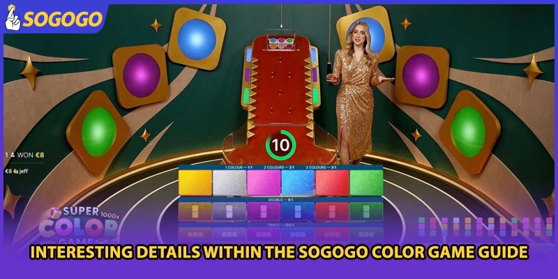 Interesting details within the Sogogo color game guide
